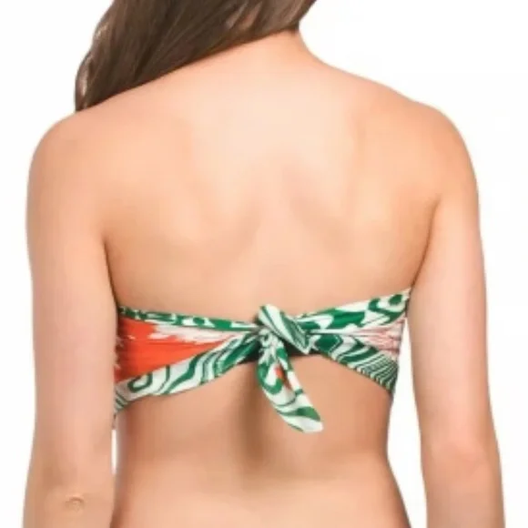 NWT AGUA BENDITA Lexi Kaaw Swim Scarf Top - Picture 4 of 5